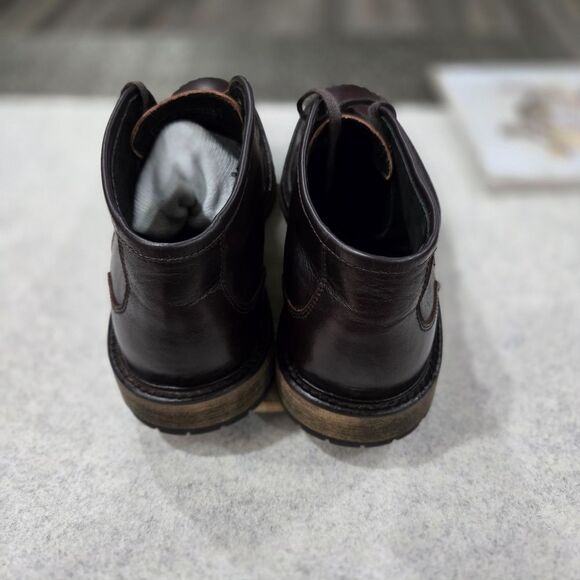 🐢 Andrew Marc leather Chukka boots Size 7.5 Excellent Condition! - Picture 9 of 17